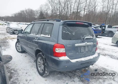 2006 Toyota Highlander Hybrid V6 z USA, uszkodzony, nr VIN JTEEW21A860006995